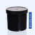 涂料广口直身瓶塑料瓶油墨罐HDPE涂料瓶黑色1502F2502F3002F5002F 黑色500ml