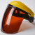 定制电焊机焊工眼镜太阳能自动变光焊接面罩/焊帽/防护眼罩/护目 白色