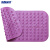 海斯迪克 HK-430 PVC防滑垫 按摩脚垫 浴室浴缸防滑垫 洗澡防滑吸盘垫子 紫色35*70cm