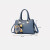 MEIGUIDAISHU品牌袋鼠真皮手提包大容量2024新款百搭时尚女士斜挎包中年妈妈包 经典黑色（贺卡+礼品袋）