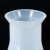 疆迎 塑料三角烧瓶 PP喇叭口 带刻度锥形瓶 平底烧杯瓶 100ml（5个装）