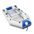 跃励工品 加厚充气橡皮艇 户外防汛救灾救援皮划艇 充气船  2.0米条板底船（2-3人）一台价