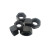 工邦达螺母10.9级大六角螺丝帽发黑螺母 10个 M8;标准;碳钢;10.9级