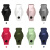 蓝铂丽 C5系列方形数字时尚电子手表运动学生LED学生 军绿色 C5-9
