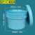 150升塑料桶大口圆形半截水桶200kg加厚发酵桶海鲜运输装鱼桶 淡蓝色60L大口螺旋桶 【级】