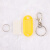 科罗拉弹簧圈彩色钥匙圈钥匙环多色手环手圈标记分类彩色弹簧圈 黄色手圈9个