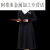 韩式皮肤管理美容师工作服套装 高端美容院养生PA技师工作服裙装 603黑色四件套裤装 S