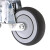 冰禹 BYA-233 人造胶TPR弹簧手推车减震轮 轻型万向减震脚轮 4寸万向轮 