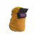 劳保佳 劳保电焊面罩 自动变光头戴式氩弧焊工帽 防强光焊接面罩 黄色 整皮带透气孔自动变光面罩