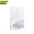 京洲实邦 包装袋 透明自立干果自封袋塑料防潮密封口分装袋 12*20cm/中厚14丝100个JZSB-3001