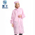星工（XINGGONG）防静电服 防尘大褂 无尘洁净防护服连帽印字可定制 粉色 M码