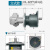 芙鑫 气动马达 卧式HL-025配10速比齿轮减速机
