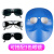电焊防护罩脸部面罩焊帽头戴式牛皮松紧带轻便氩弧烧焊工眼镜 pc面罩+3个透明眼镜+松紧带