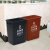 庄太太 【40升蓝色可回收物】上海摆盖分类垃圾桶加厚小区物业垃圾桶干湿有害垃圾分类桶新料桶