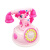 博桐梦小马公主电话机男生女孩0123岁宝莉音复古座机儿童玩具礼物 小马(薄荷绿)电池