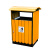 星工（XINGGONG）公园景区垃圾桶小区环卫分类垃圾箱室外果皮箱 MX-9608防腐木（黄色）