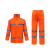 久臻 反光分体雨衣雨裤套装 户外骑行徒步透气劳保雨衣 环卫橘色 M165（身高160-165） 