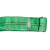 朝佳PLA176彩色扁平吊装带 承重2吨*带宽50mm*长10米 绿色1根 起重吊带拖车绳 定制