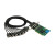 摩莎 CP-118U  PCI转8口RS232 /422/485 串口卡 （带8口辫子线）
