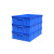 盛富永 塑料周转箱 五金盒元件盒零件盒收纳盒物料盒收纳箱  蓝色 340箱   385*250*100  5只