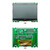 骄鹿 COG带中文字库 液晶模块SPI串并口LCD显示屏ST7565R芯片（12864-109 翠绿黑字 带字库）
