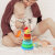 婴芬贝贝儿童叠叠乐彩虹塔套圈婴幼儿早教玩具宝宝6个月堆叠 趣味叠叠乐玩具
