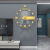 德国品质装饰挂钟壁饰西班牙电视机背景墙客厅现代简约时钟 家用 zh2118大号+置物架组合