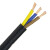 丰稚 焊接耗材线 铜芯电缆线 RVV/KVVR 黑色三芯 100米/盘 3*2.5平方