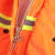冰禹 环卫雨衣 分体雨衣雨裤套装 安全警示道路施工反光雨衣 双杠橘色2XL BYT-78