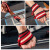 谋福 防滑手套 练背硬拉腕带8字助力带 握力带  小码（腕围13-16cm) 红色 