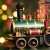 蒂乐美圣诞节火车音乐盒自动飘雪花水晶球装饰品摆件八音盒女生儿童礼物 皮卡车小精灵