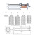 JDI MPT系列气液增压缸压力机冲床气缸 MPT 63*150-20-1T 