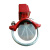 中轴天承 马鞍式水流指示器 丝口式水流指示器 消防水流指示器DN25