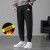 阿迪达斯（adidas）运动套装男装 秋新款跑步训练休闲时尚保暖针织夹克外套 束脚长裤 黑色/立领外套/修身+束脚长裤 S/175