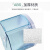 创点 CD-8647A 卫生间纸巾盒厕所卷纸筒免打孔抽纸盒壁挂防水-透明蓝小卷纸巾架