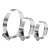 玛仕福 304不锈钢喉箍 美式卡箍排水管抱箍夹管箍卡扣 Φ14-27（10个）