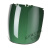 电焊面罩焊接工帽透气飞溅 防头盔防烤脸紫外线辐射 二代蓝顶5号墨绿面罩+手套