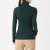 无印良品 MUJI 女式  罗纹高领毛衣 W9AA870 长袖针织衫 绿色 XS