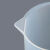 VITLAB塑料烧杯带把蓝线刻度量杯50/100/250/500/1000ml耐高温PP格里芬烧杯 1000mL PMP