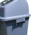 冰禹 BY-3087 摇盖带盖户外环卫分离垃圾桶垃圾箱 黑色干垃圾 40L