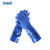 安思尔/Ansell 14-663 中袖PVC防化手套防酸碱耐油耐有机溶剂化学品防护手套 9码 12付/打 