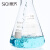 SiQi锥形瓶三角烧瓶带刻度透明玻璃试剂瓶高硼硅耐高温实验瓶多规格可选Conical Flask 锥形瓶1000ml