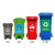 海斯迪克 HK-5010 垃圾桶分类标识贴纸 标签贴写真贴纸 03黄色不可回收垃圾15×20cm