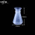 中环力安 实验室带盖塑料烧瓶塑料三角烧瓶实验瓶 广口（10个）100ml
