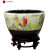 艾登森景德镇陶瓷花瓶八仙过海龙纹书画收纳缸卷轴缸客厅书房落地字画桶 手绘《八仙神通》中号画缸
