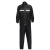 鸣灵 MLS-ZY001 反光雨衣套装 双层 1套 4XL 黑色