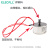 伊莱科（ELECALL）60kg公斤电磁铁吸盘直流式圆形微型吸力电吸盘ELE-P50/30 ELE-P50/30 12V