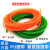 红/绿色可接驳PU聚氨酯圆皮带圆带圆形粗面O型粘接工业环形传动带 【粗面】绿色4mm*5米 其他