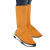 宇禄九州Y3黄色魔术贴37cm护脚罩电焊护脚套焊工防烫隔热护脚盖