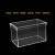 青芯微高透明亚克力盒子模型展示盒箱子防尘罩子有机玻璃板鱼缸定制加工 200*100*100毫米带盖子